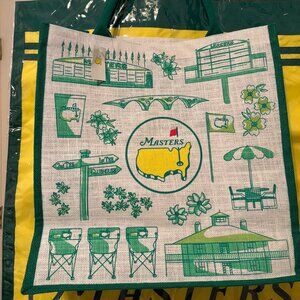 2025 MASTERS' GREEN JUTE TOTE